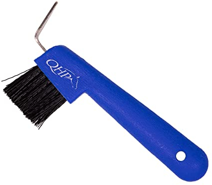 QHP Hufkratzer Color mit Bürste (Kobaltblau)
