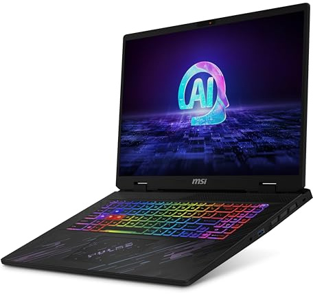 MSI Pulse 17 AI C1VFKG-048IT, Notebook Gaming, 17 FHD+ 165Hz, Intel Core Ultra 7 155H, Nvidia RTX 4060 8GB GDDR6, 1TB SSDPCIe 4, 16GB DDR5 5600MHz, WiFi 6E, Win 11 Home [Layout e Garanzia ITA] Nero