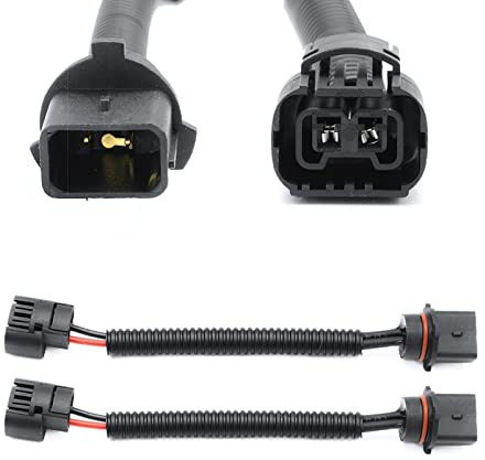 2 x P13W/12277 hane till PS24W/H16-EU/PSX24W honuttag dimljus eftermontering ledningssele kontakt Pigtail konverteringssats för 2010-2013 C-hevrolet C-amaro