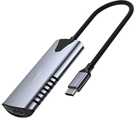 Video Card Type Video Grabber Record for Game Live Streaming Camera (Color : Silver Size : One Size) (Silver One Size)