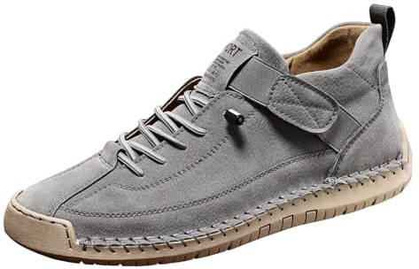 Fritidsskor dam läder, barfotaskor dam vattentäta sommar, bekväma ortopediska sneakers skosnören bågstöd läderskor vattentäta barfotaskor för vardagsbruk löparskor