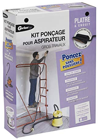 Gerlon Kit Complet de ponçage sans Poussière