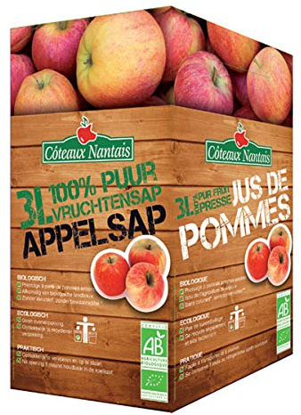 Côteaux Nantais - Bib Jus De Pommes 3L - Vendu par unité