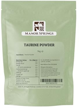 Taurine Powder 1kg by Manor Springs