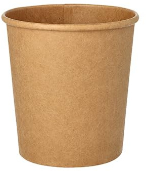 Starpak 500 soppkoppar, kartong rund 470 ml Ø 9,8 cm – 10 cm brun
