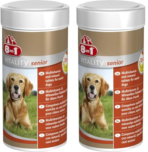 8in1 Multi Vitamin Tablets for Senior Dogs, 250 ml (Pack of 2)