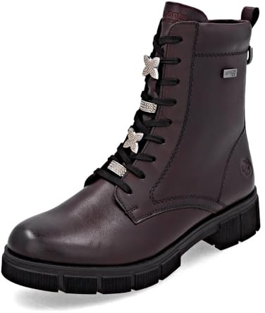 Remonte remonteTEX D2S73 - Botines clásicos para mujer, con plantilla suelta, impermeable, para mujer, Rojo 35., 41 EU