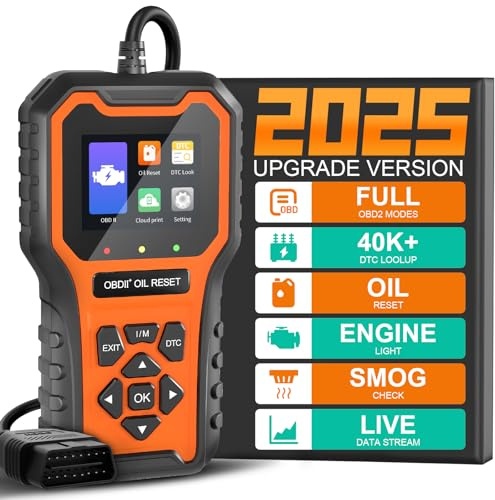 Vehpow OBD2 Scanner, Code Reader OBDII Scan Tool for Check Engine Light/Oil Light Reset, Fast and Accurate Fault Diagnostic Scan Tool for Car 1996+, 2.8'' Color Screen