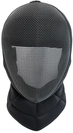 harayaa Maschera per Spada da Scherma, Maschera per Sparring Kendo, Casco Professionale Traspirante e Confortevole, Anti-Taglio, XXS