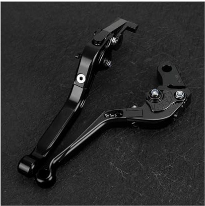 NANGAEBPPW För YAMAHA XJ6 XJ6N 2009-2015 Motorcykel Utdragbara Hopfällbara Justerbara Bromskopplingsspakar(SVART)