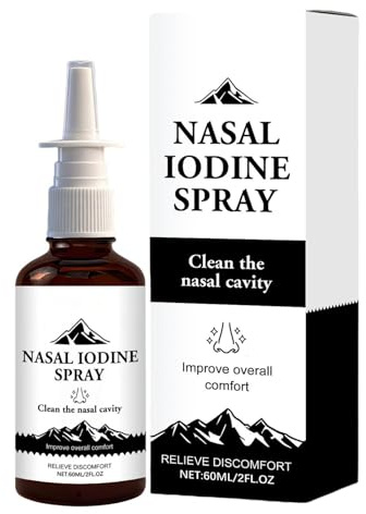 Nasal Mist Relief, Nose Clear Spray, 60ml Refreshing with Easy Use, Breathing Aid with Strong Function, Health Care Accessory, Handy Aid for Daily Commuting Home Office Travel Outdoor