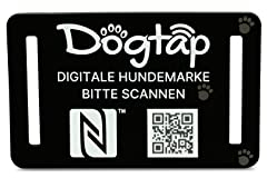 DOGTAP Light Small - Die intelligente Hundemarke mit NFC Chip, 50x30mm