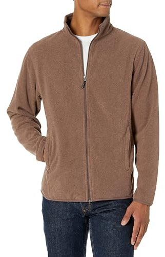 Amazon Essentials Men's Full-Zip Fleece Jacket (Available in Big & Tall)