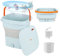 Lavadoras portátiles de 12 L, lavadora portátil WMLBK con secadora de centrifugado, mini lavadora y secadora plegable con cesta de drenaje para lavar ropa interior, ropa de bebé, 12 l, azul