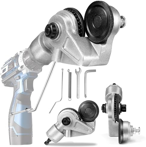 Cesoie da lamiera per avvitatore a batteria, Aggiornamento di terza generazione Cesoie Elettriche, Cesoie per lamiere per trapano a mano, taglierina per il taglio di ferro, acciaio, rame, alluminio