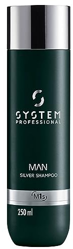 Professional Man Silver Shampoo M1s System 250ml - shampoo per capelli grigi e bianchi