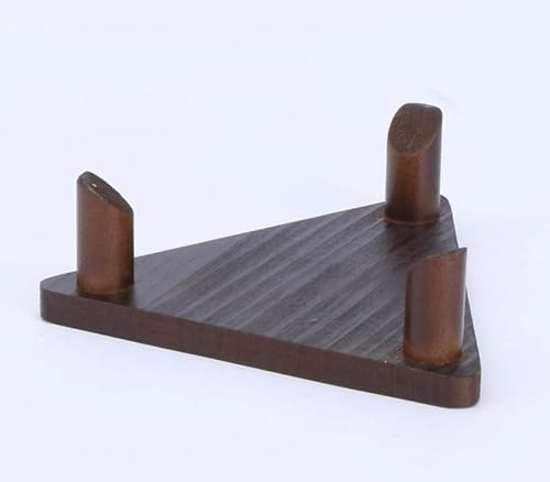 No Huddle Ballhalter aus Holz im Dreieck-Design für American Football, Fussball, Basketball - Ballständer Ballhalterung Ball Halter Ständer American Football Basketball Fußball Dreieck-Design