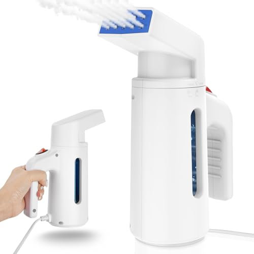 AUAUY Ferro da Stiro, 700W 150ML Stiratore Verticale Portatili a Vapore, Ferro da Stiro da Viaggio Togliere le Pieghe Facile e Veloce, Garment Iron per Viaggi e Casa, Spegnimento Automatico