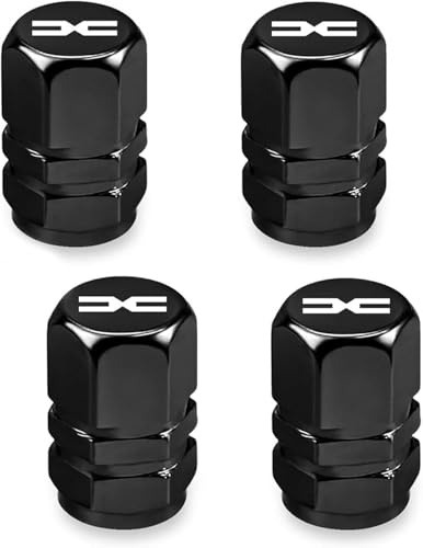 4 Pezzi Tappi Pneumatici Auto per Dacia Duster Logan Spring Mcv 2 Dokker Sandero Lodgy Jogger,Sostituzione Tappi Parapolvere Pneumatici Auto,Accessori per Pneumatici