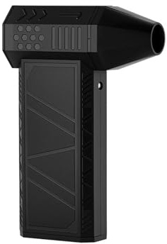 Fuerte flujo de aire violento ventilador recargable, 130000 rotaciones, luz LED rápida para limpieza electrónica, camping, uso de extracción, turbofán