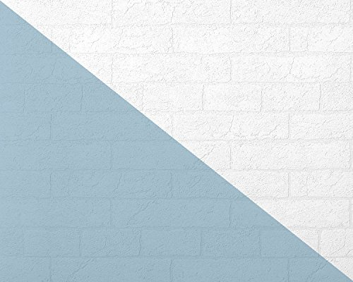 Struktur-Tapete EDEM 83101BR70-AP Überstreichbare Stein Vliestapete strukturiert in Ziegel-Steinoptik Klinkerriemchen weiß 26,50 m2