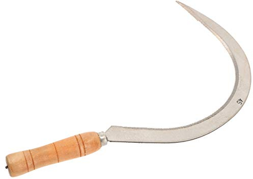 KOTARBAU Faucille Ronde 240 mm Faucille dentelée Faux Feuille Faucille Petite Faux Jardin Faucille Jardin Faux Main Faucille Main Faux Faucille Faux Petite Faucille