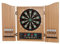 Elektronische Dartscheibe Dart Board mit 27 Spielen und 243 Unterkategorien Wandmontage für 16 Spieler LED Display Adapter inkl Darts und Dartspitzen für Büro Garten Party Räume (Gelb, 100cm)