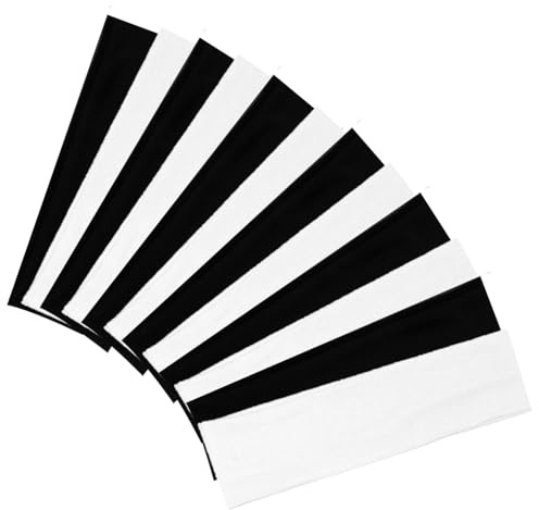 12 st pannband för kvinnor halkfria – mode elastiska sport hårband för kvinnohår – mjukt bomullstyg stretchigt pannband för flickor för yoga träning löpning sport (12 färger-3)