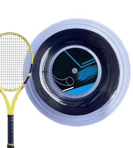 Cuerda de tenis, cordón absorbente de golpes, líneas de alta resistencia de 200 m, resistente para juegos de pelota, ideal para competición y entrenamiento, rendimiento mejorado para deportes de