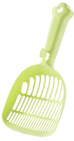 Djowyh Kattströ spade – Klospade, sil, ergonomisk med långt handtag och sil för effektiv rengöring i hushållet, enkel sledning för husdjur och kattungar inomhus