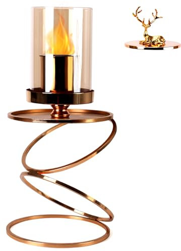 SAZAEMU-Äußerst dekorativer Tischkamin Tischfeuer Outdoor Indoor,Tischkamin für Indoor und Outdoor