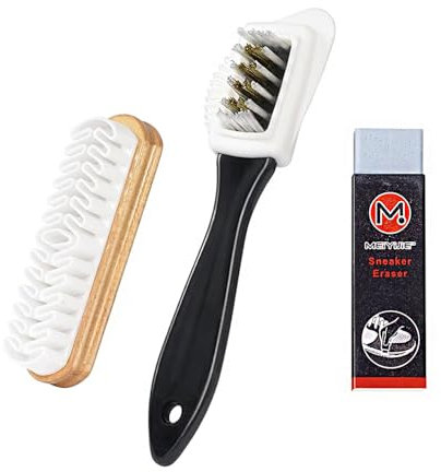 Suede Nubuck Cleaning Brush Shoe Cleaner with Eraser Multifunctional Decontamination Care Cleaner Kit 3pcs