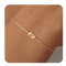 VIROMY Birthstone Armbänder für Frauen, Dainty Box Link Birthstone Armband Schmuck Geburtstagsgeschenke für ihre Mutter Frau Freundin Jahrestag Freundschaft Schmuck(November)