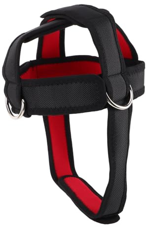 ULTECHNOVO Arnés de Entrenamiento Cuello y Cabeza de Nylon Ajustable para Desarrollo de Fuerza, Equipo Portátil Adecuado para Gimnasio y Ejercicios en Casa