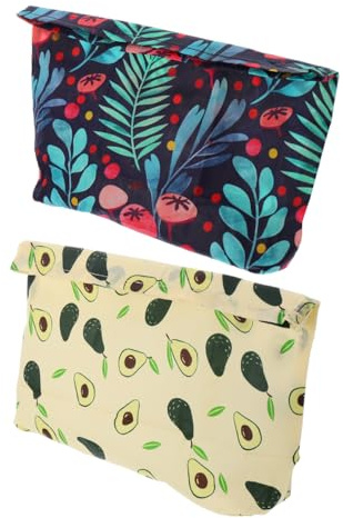 JECOMPRIS Bolsa Reutilizable Protección Ambiental para Conservar Alimentos Cera de Abejas Tela de Algodón y Sellado Fácil para Frutas y Postres en Uso Diario