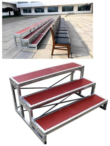 Marches d'escalier chorales commerciales, 1/2/3 niveaux, rehausseurs de chœur, plate-forme d'escalier de groupe, siège à plusieurs niveaux/pupitre/support de parole à 3 niveaux