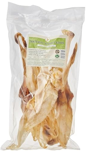 JR Pet Products 500g Natural Rabbit Ears