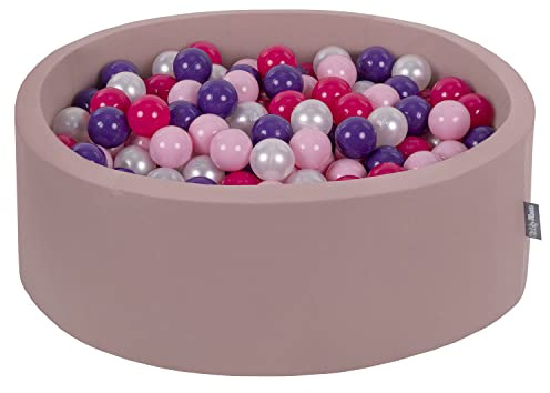 KiddyMoon 7 cm rund babybollspool tillverkad i EU