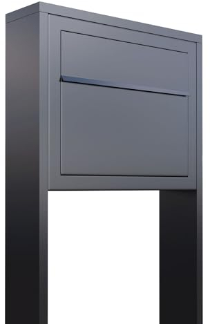 Boîte aux lettres sur pied, design Elegance Stand en anthracite