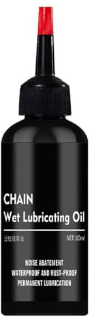 Kettenschmiermittel, Kettenöl | 60ml Fahrradkettenschmiermittel | Kettenöl für alle Arten von Fahrrädern. Wasserdichtes Kettenschmiermittel zur Reduzierung der Reibung des Schwungrad-Kettenblatts