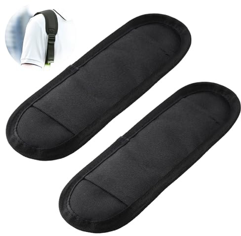 HREDZEO Remplaçable Coussinets de Bandoulière de Sac,2 Pcs Coussinets de Bandoulière Coussin D'épaule Antidérapant Épaulières De Sac à Dos pour Sacs, Bagages et Sacs à bandoulière
