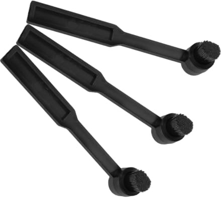 NUOBESTY 3pezzi Spazzola per Dischi in Vinile Antistatica Pulitore per Puntine di Giradischi per Pulizia Manutenzione dei Dischi in Vinile Delicata