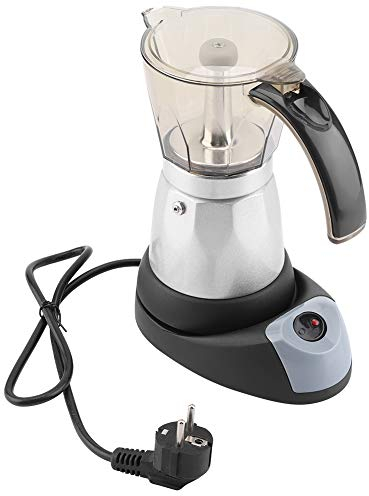 Cafetière Expresso Induction, Moka Express, Cafetière Moka, Cafetiere Italienne Aluminium, Cafetière électrique Détachable, Manche Ergonomique, Cafetière Expresso(480 W, 220 V, 300 ml/6 tasses)