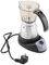 Pragmatic Caffettiera Elettrica 6 Tazze, Macchina Caffè Moka con Manico Ergonomico, Moka Elettrica con Contenitore Trasparente, Design Staccabile, Autospegnimento, 480W 220V, Adatto per Casa Ufficio