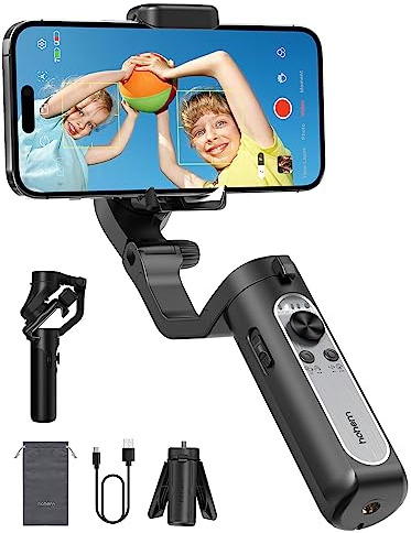 hohem iSteady XE Estabilizador para Teléfono, Gimbal Plegable para Teléfono Inteligente de 3 Ejes para Android y iPhone, Mode Inception, Carga Máxima de 280g, Cardán para Vlog/Youtube/Tiktok