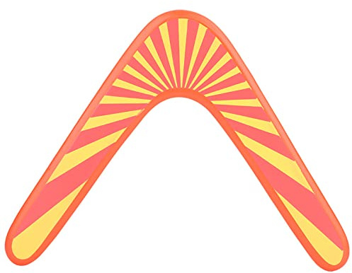 SPYMINNPOO Boomerang in Legno a Forma di V, Giocattolo Sportivo Classico All'aperto, Realizzato in Materiale di Legno, Adatto per attività All'aperto
