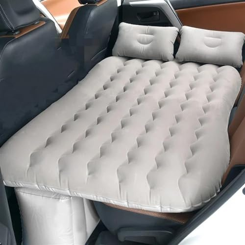 WJFLUCK Lits gonflables de Camping de Voiture, lit de Voyage de Voiture, canapé gonflabl siège, Matelas Gonflable, Lits gonflables, lit de Camping, Matelas d'extérieur, Accessoires de Voiture (Gris)