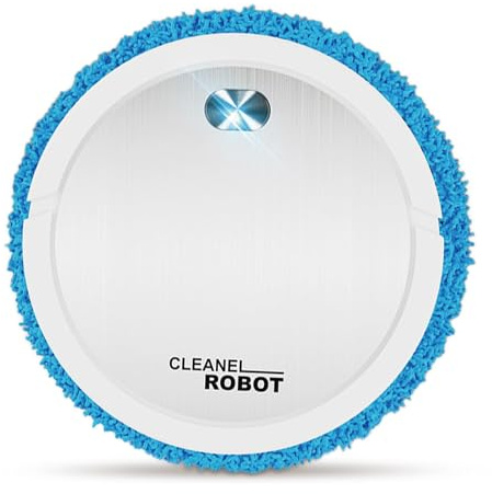 Robot Aspirapolvere, 2 in 1 Aspirapolvere robotico e pulisce i pavimenti asciutti e bagnati, funzione di umidificazione intelligente per rimuovere i peli di animali domestici e i pavimenti duri