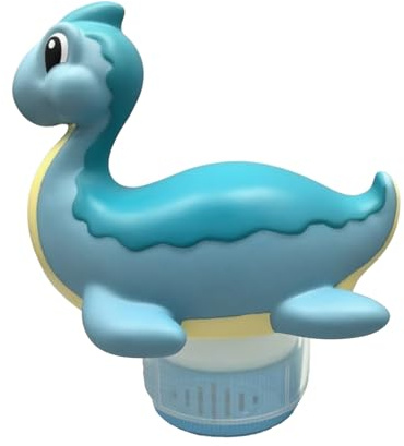 Dispensador flotante, dispensador de cloro flotante con forma de animal, mantenimiento de piscina con accesorio, herramienta ajustable para el cuidado del agua para césped, patio trasero y uso diario