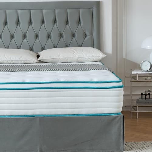 SANA SLEEP 5FT King Mattress, 11 Zone Orthopedic King Mattress, Pocket Spring Mattress, Motion Isolation, Pressure Relief, Supportive & Comfortable, 150x200x27 cm